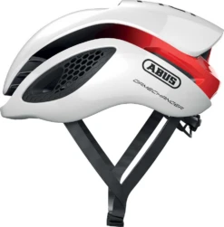 Abus Gamechanger Racefiets Helm -Fietsaccessoires Winkel abus gamechanger racehelm wit rood