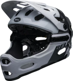 Bell Super 3R MIPS Full Face Helm 11 Bell Super 3R MIPS Full Face Helm -Fietsaccessoires Winkel bell super 3r mips mountainbikehelm wit zwart