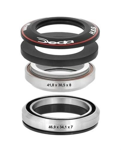 Deda IN-4 1 1/8" - 1 1/4" Integrated Balhoofdset-Carbon 2 Deda IN-4 1 1/8" - 1 1/4" Integrated Balhoofdset-Carbon - Afbeelding 2