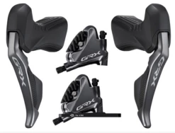 Shimano GRX RX815 Di2 Disc Shifterset Incl. RX810 Remklauwen-2x11