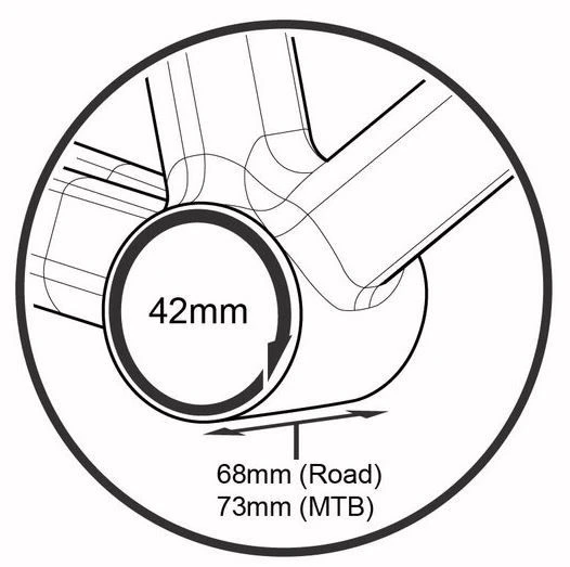 Prestine BB30>BB24 Press-Fit Adapters Shimano-Zwart 2 Prestine BB30>BB24 Press-Fit Adapters Shimano-Zwart - Afbeelding 2