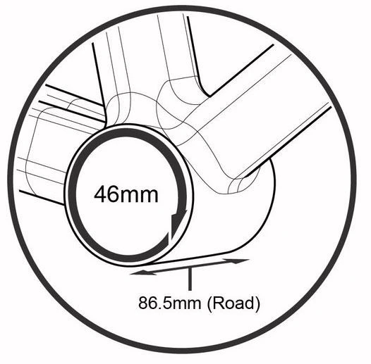 Prestine BB386 Press-Fit Adapters Shimano-Zwart 2 Prestine BB386 Press-Fit Adapters Shimano-Zwart - Afbeelding 2
