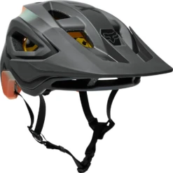 Fox Speedframe Vnish MTB Helm -Fietsaccessoires Winkel zwart oranje 1